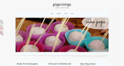 Desktop Screenshot of gingervintage.de