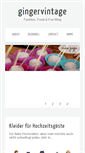 Mobile Screenshot of gingervintage.de